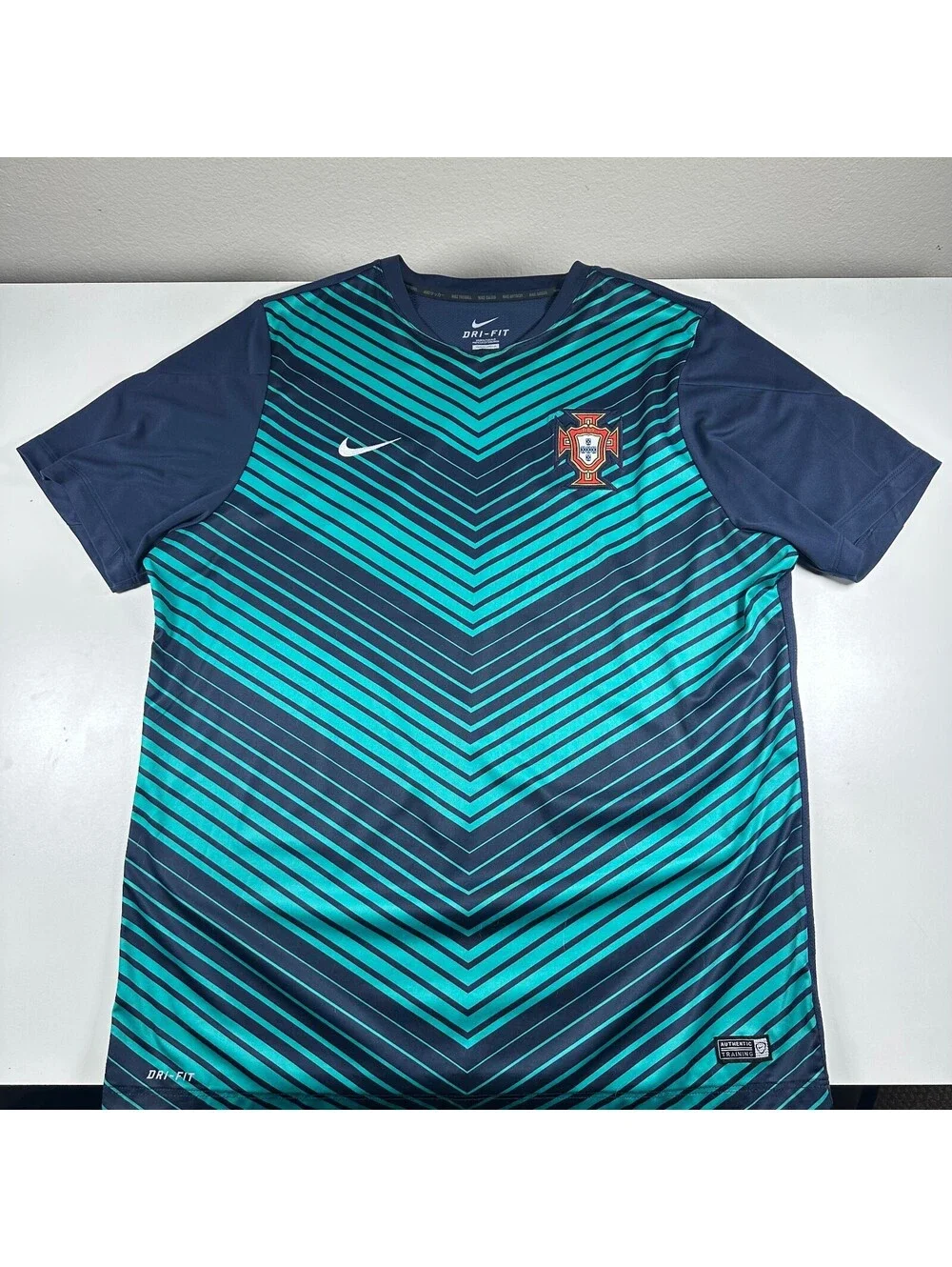 Nike Dri Fit Portugal National Soccer Team Authentic Training Jersey Size XXL